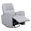 Fauteuil berçant, pivotant et inclinable en tissu - Florence