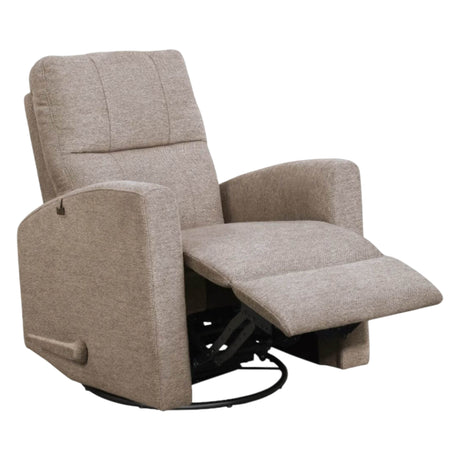 Fauteuil berçant, pivotant et inclinable en tissu - Florence