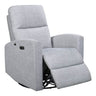 Fauteuil berçant, pivotant motorisé en tissu - Florence