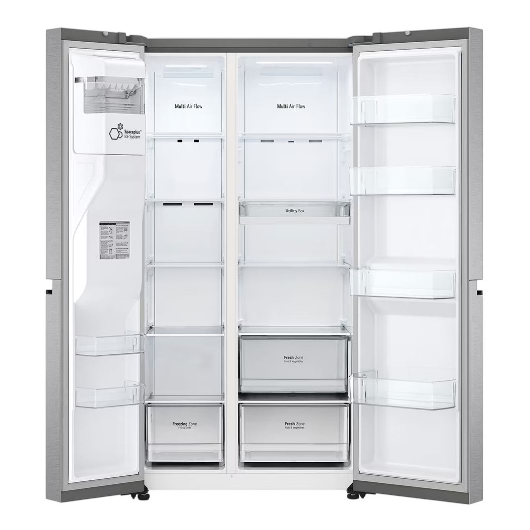 Réfrigérateur côte à côte profondeur comptoir 36 po, 23 pi³ Inox avec Wi-Fi