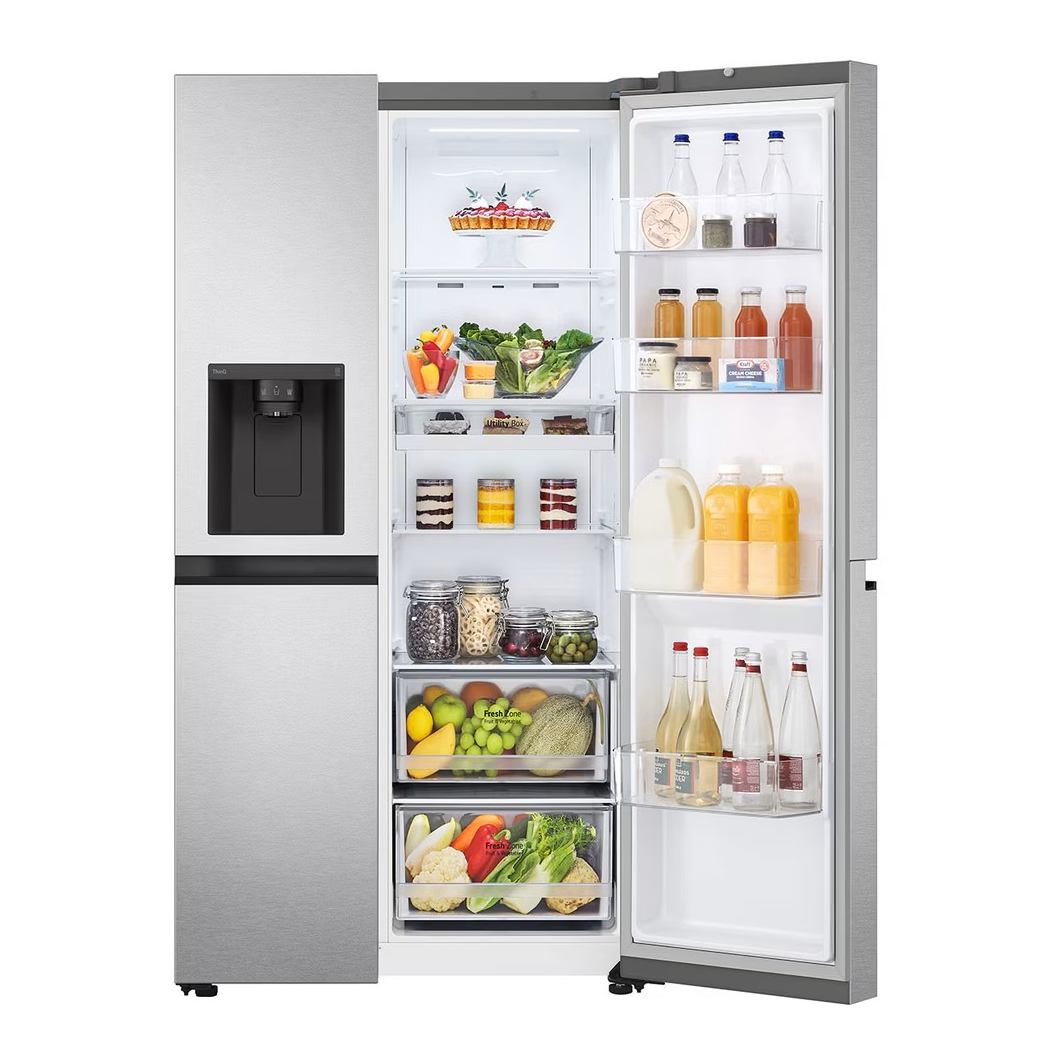 Réfrigérateur côte à côte profondeur comptoir 36 po, 23 pi³ Inox avec Wi-Fi