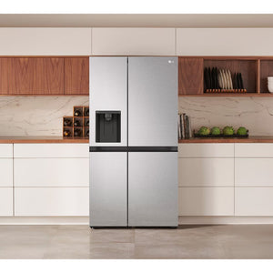 Réfrigérateur côte à côte profondeur comptoir 36 po, 23 pi³ Inox avec Wi-Fi