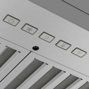 Hotte encastrable 36 po 650 CFM, Inox avec SmartSense® et Wi-Fi