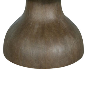 Table basse en bois et placage de chêne brun grisâtre - Bosley