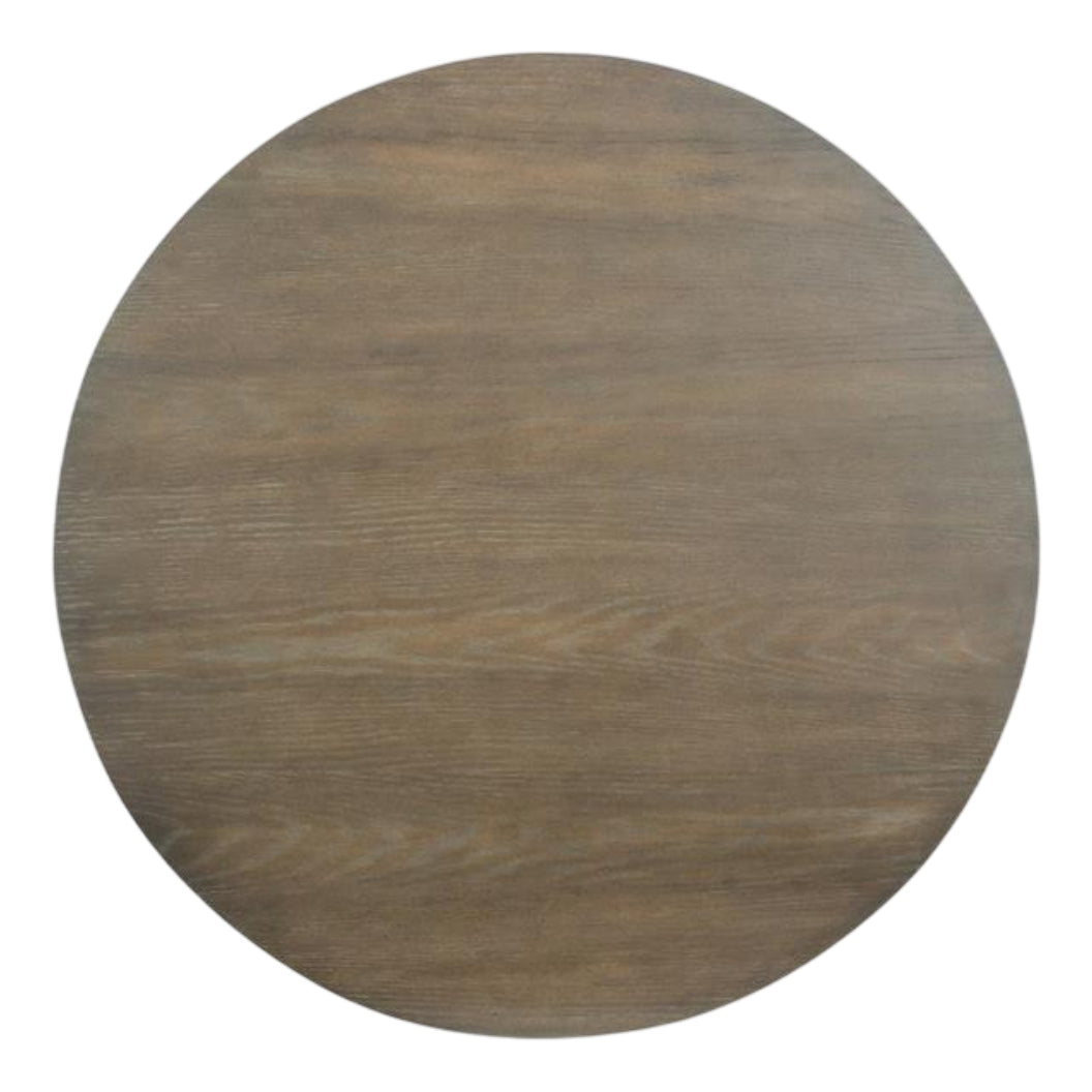 Table basse en bois et placage de chêne brun grisâtre - Bosley