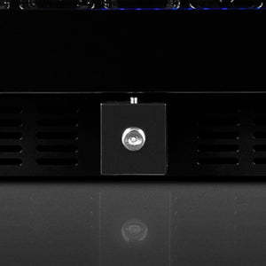 Cellier 26 po, 194 bouteilles noir - Gamme Black Pearl avec Wi-Fi