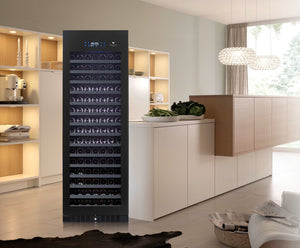 Cellier 26 po, 194 bouteilles noir - Gamme Black Pearl avec Wi-Fi