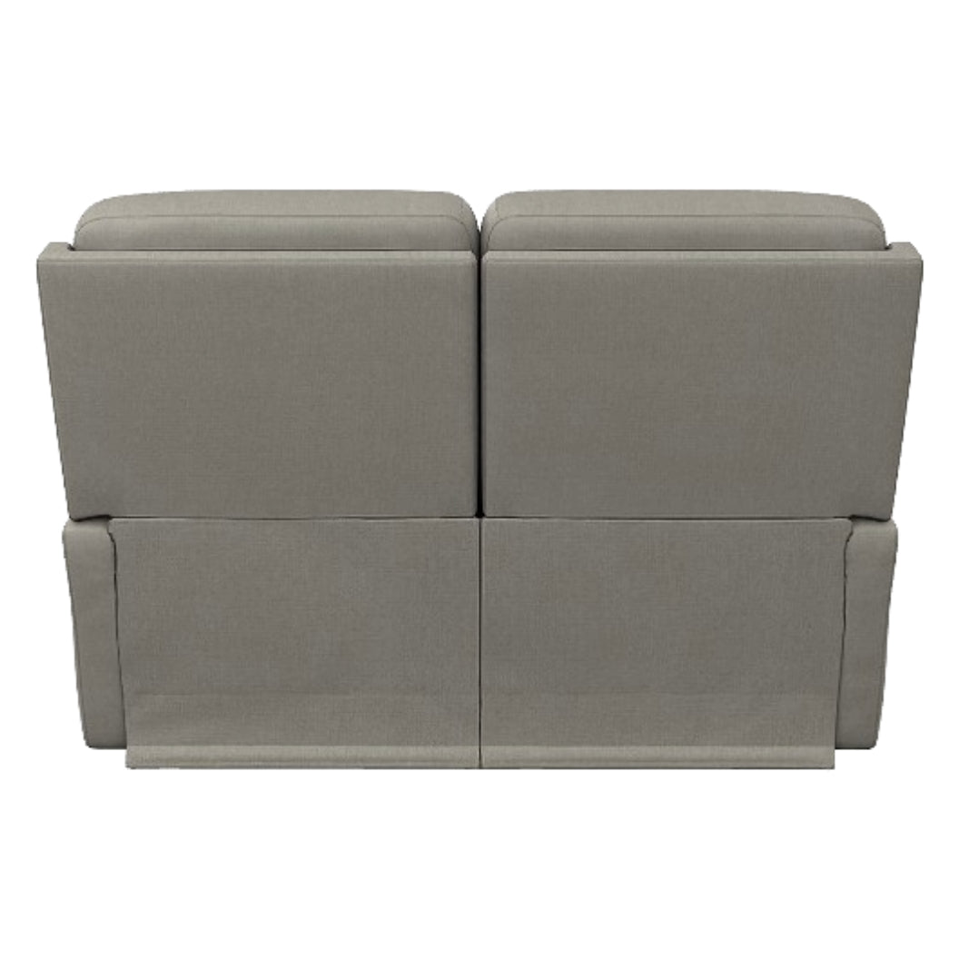 Causeuse inclinable motorisée en tissu beige avec soutien lombaire - Finley