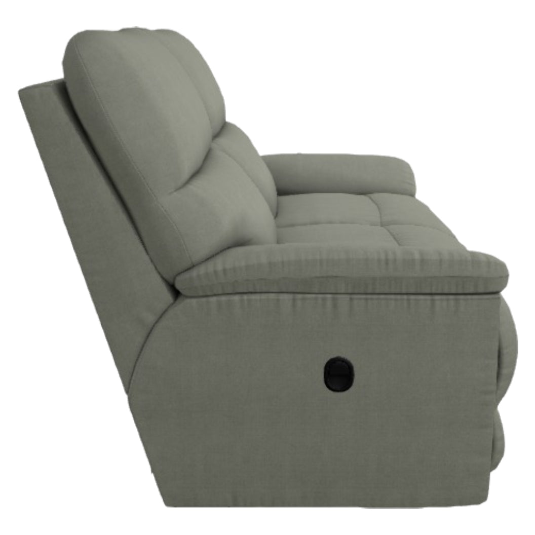 Causeuse inclinable en tissu gris - Brooks