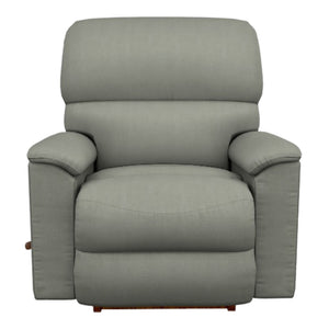 Fauteuil berçant et inclinable en tissu gris - Brooks