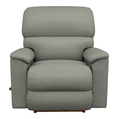 Fauteuil berçant et inclinable en tissu gris - Brooks