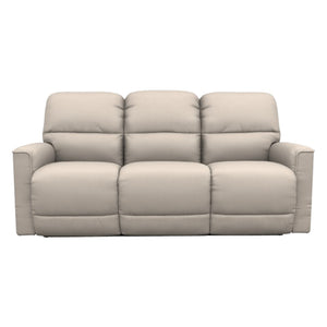 Sofa inclinable en cuir beige - Cade