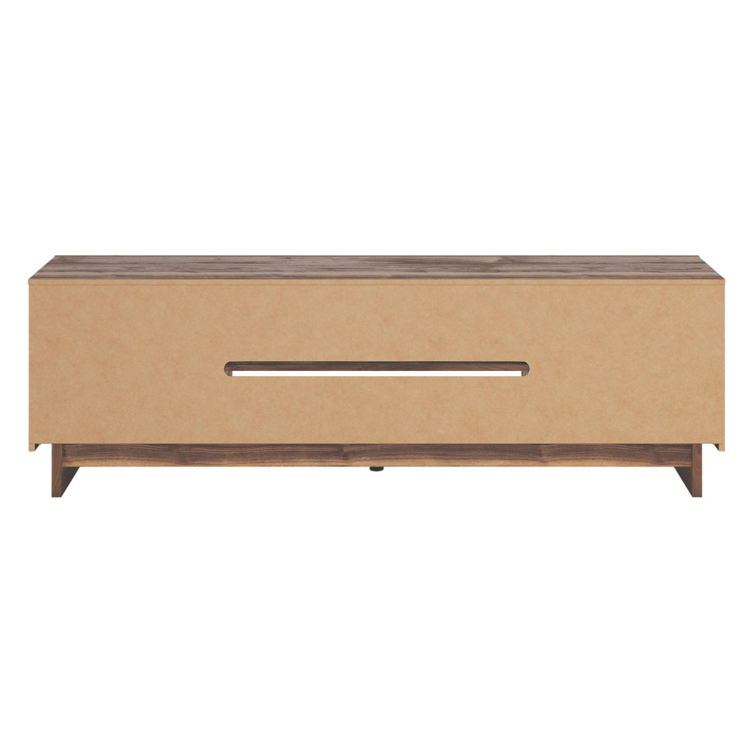 Meuble de télévision XL en bois/MDF brun avec 4 tiroirs - Zadilyn