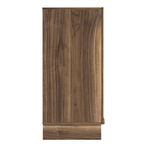 Commode à 4 tiroirs en bois/MDF brun noyer - Chirason