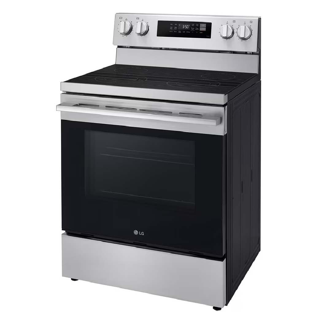 Cuisinière électrique 30 po, 6,3 pi³ Inox avec convection ProBake® et Air Fry