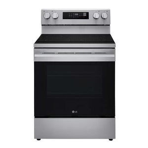 Cuisinière électrique 30 po, 6,3 pi³ Inox avec convection ProBake® et Air Fry