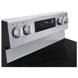 Cuisinière électrique 30 po, 6,3 pi³ Inox avec convection ProBake® et Air Fry