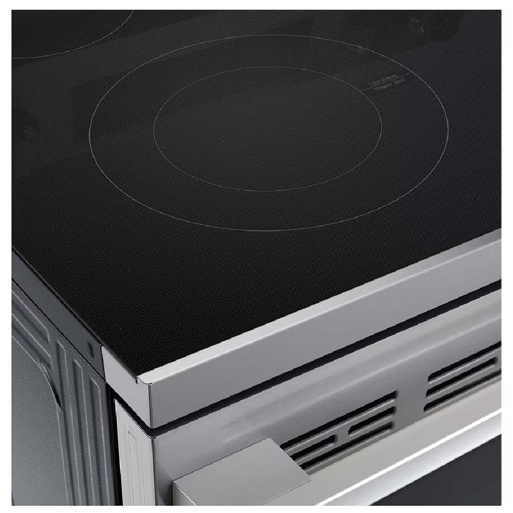 Cuisinière électrique 30 po, 6,3 pi³ Inox avec convection ProBake® et Air Fry
