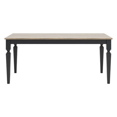 Table de salle à manger rectangulaire en bois bicolore - Brenkerton