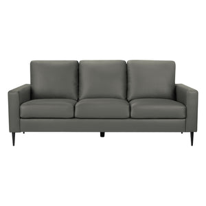 Sofa aspect cuir et en tissu - 8J33A02-8J33L19