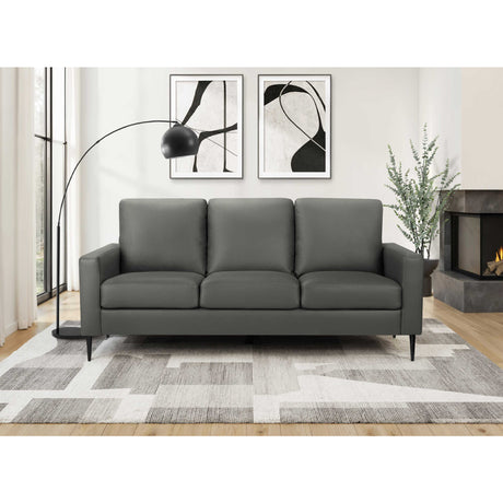 Sofa aspect cuir et en tissu - 8J33A02-8J33L19