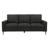 Sofa aspect cuir et en tissu