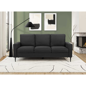 Sofa aspect cuir et en tissu - 8J33A02-8J33L19
