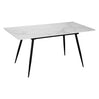 Table de salle à manger extensible en pierre frittée et métal - I 1132-1133