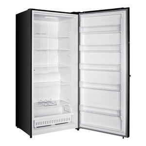 Réfrigérateur/congélateur convertible 33 po, 21,2 pi³ Acier noir