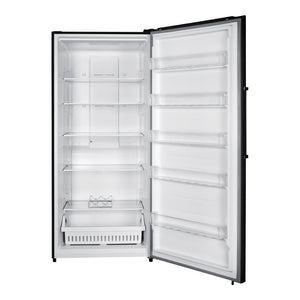 Réfrigérateur/congélateur convertible 33 po, 21,2 pi³ Acier noir