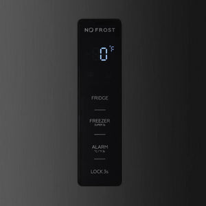 Réfrigérateur/congélateur convertible 33 po, 21,2 pi³ Acier noir