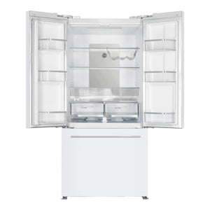 Réfrigérateur porte française 36 po, 20,8 pi³ 3 portes Blanc