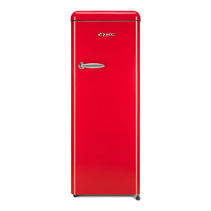 Réfrigérateur sans congélateur 21 po, 9,0 pi³ Rouge de style rétro - Epic