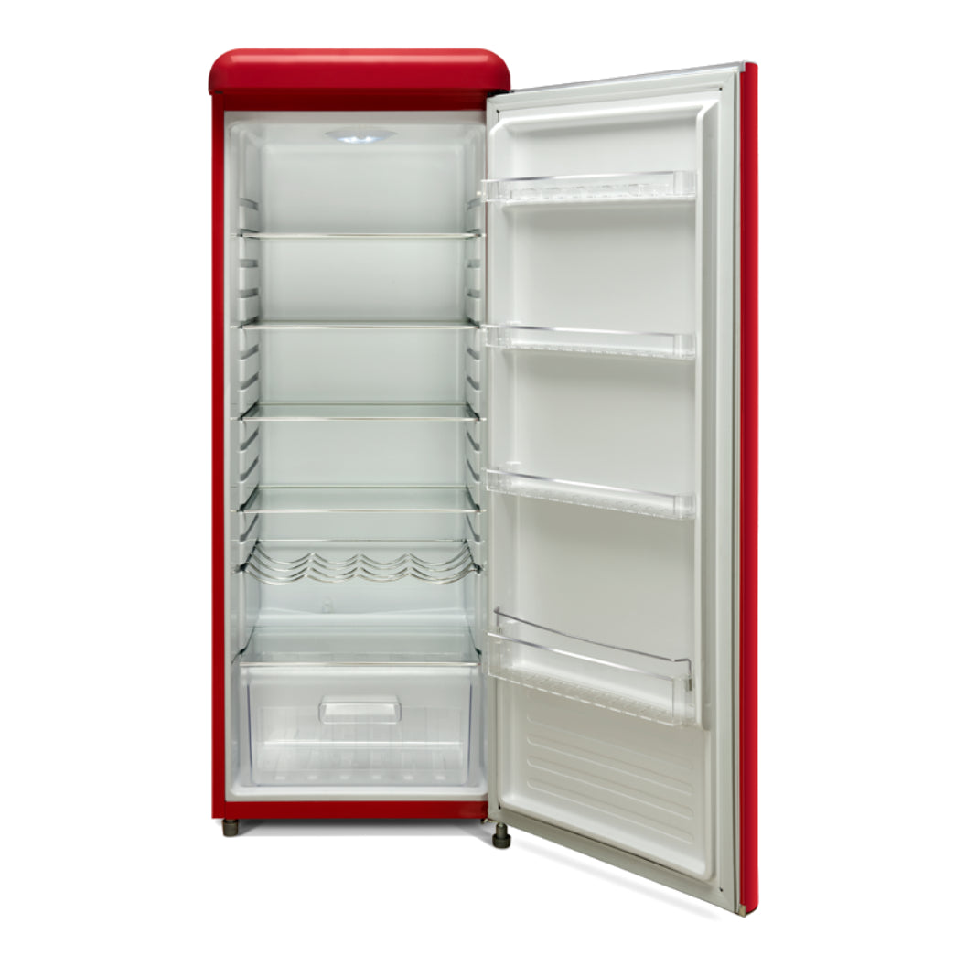 Réfrigérateur sans congélateur 21 po, 9,0 pi³ Rouge de style rétro - Epic