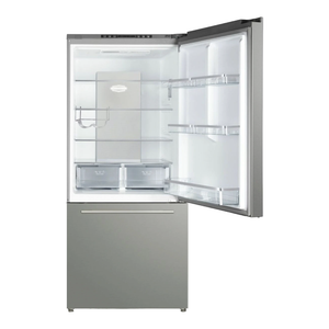 Réfrigérateur à congélateur inférieur 30 po, 18 pi³ Blanc ou Inox avec technologie Inverter