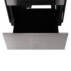 Cuisinière électrique 24 po, 2,7 pi³ Inox avec vitrocéramique Schott Ceran®