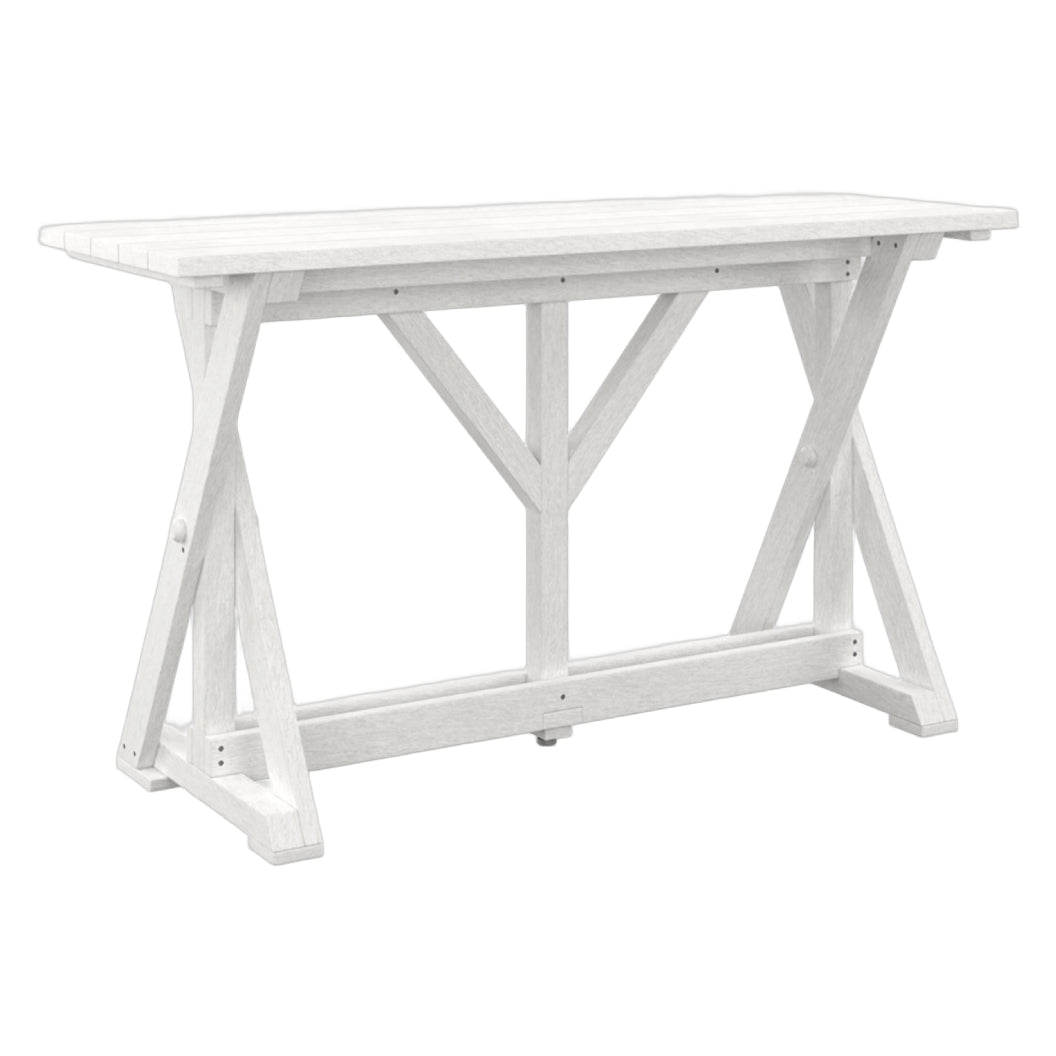 Table de bar extérieure en plastique recyclé - Harvest T204