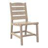Chaise de salle à manger extérieure en plastique recyclé - Napa C321
