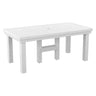 Table à manger extérieure en plastique recyclé - Napa T301-T302