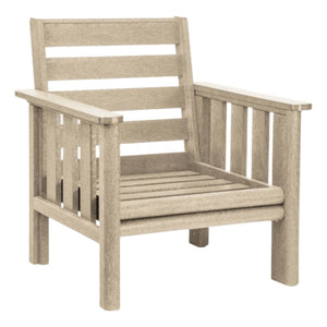 Fauteuil extérieur en plastique recyclé - Stratford DSF261