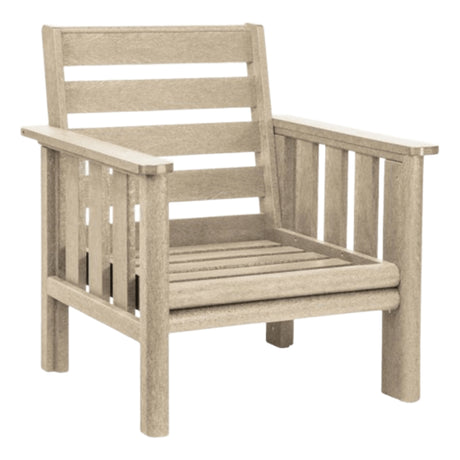 Fauteuil extérieur en plastique recyclé - Stratford DSF261