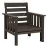 Fauteuil extérieur en plastique recyclé - Stratford DSF261
