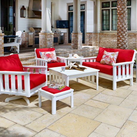 Fauteuil extérieur pivotant en plastique recyclé - Stratford DSF264