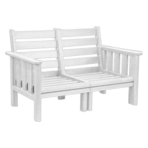 Causeuse extérieure en plastique recyclé - Stratford DSF262