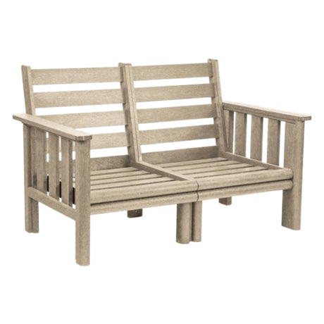 Causeuse extérieure en plastique recyclé - Stratford DSF262