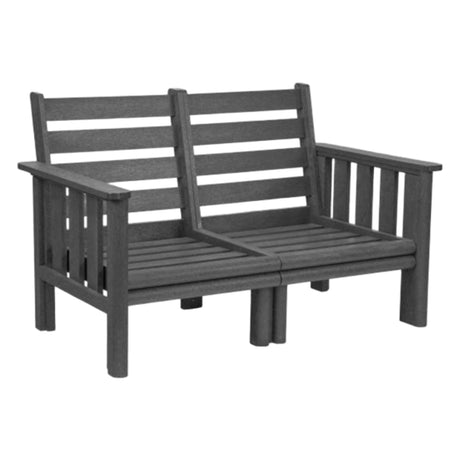 Causeuse extérieure en plastique recyclé - Stratford DSF262