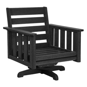 Fauteuil extérieur pivotant en plastique recyclé - Stratford DSF264