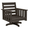 Fauteuil extérieur pivotant en plastique recyclé - Stratford DSF264