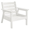 Fauteuil extérieur en plastique recyclé - Tofino DSF281
