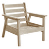 Fauteuil extérieur en plastique recyclé - Tofino DSF281